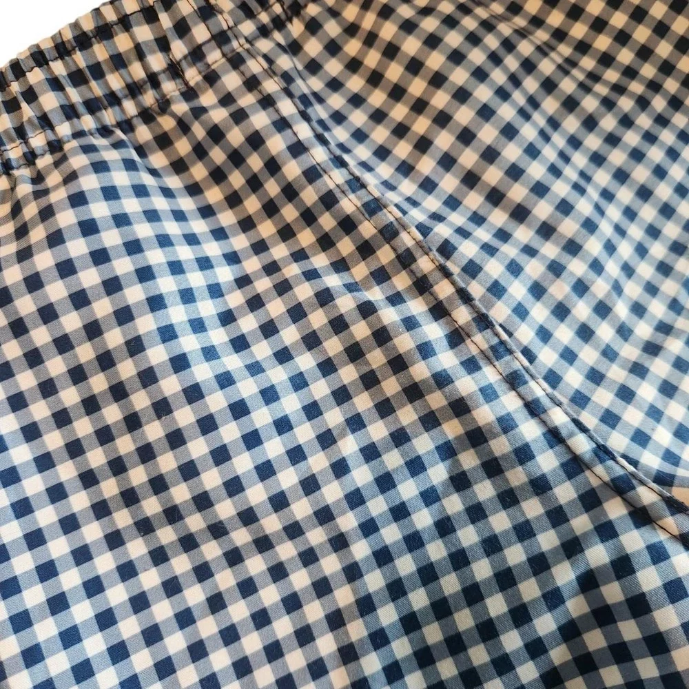 RuggedButts Gingham Swim Trunks Boys 4T Preppy Nautical UPF 50+ Shorts Navy